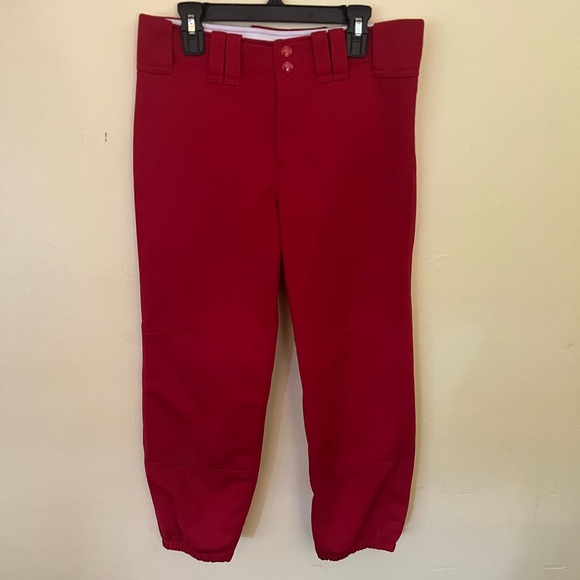 Mizuno Women's Red Softball Pants Size Small - Picture 1 of 6